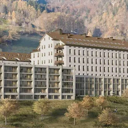 Appartement Stilvolles Loft Mit Naturpool Mels